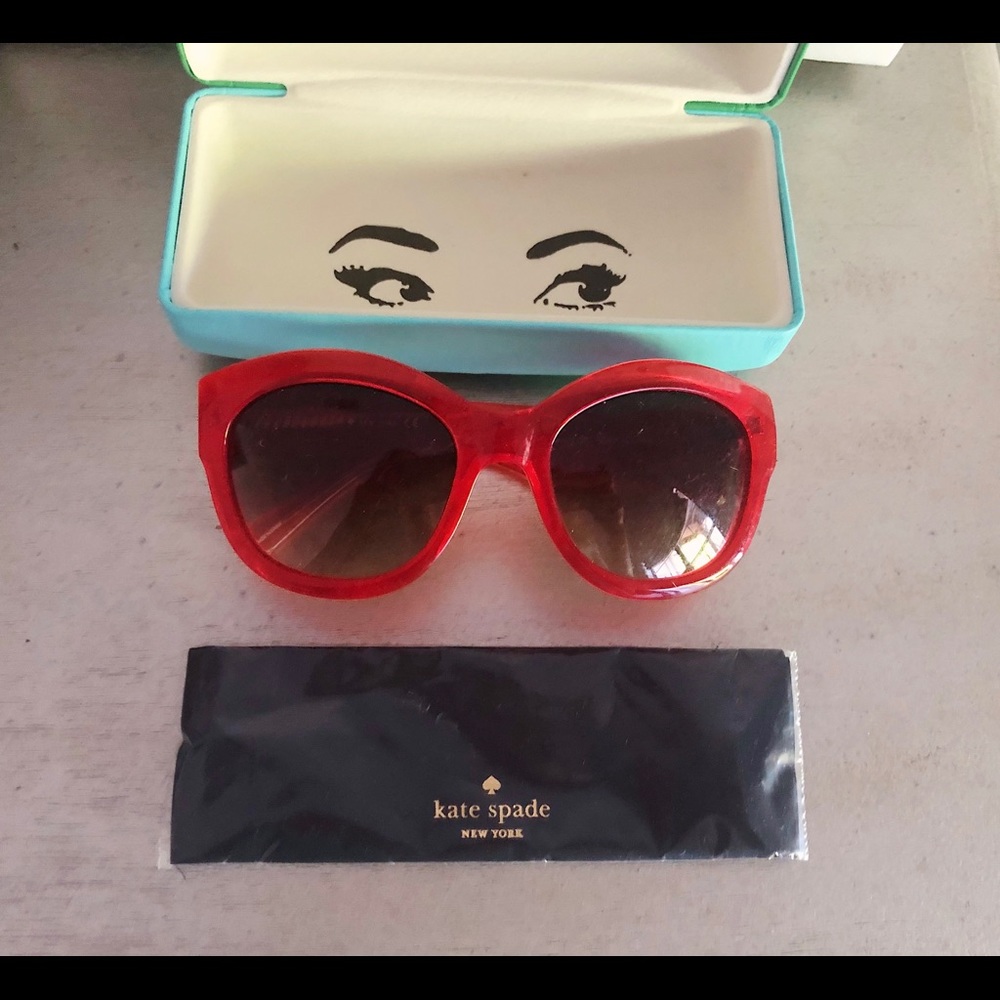 COPY - Kate Spade Red Sunglasses